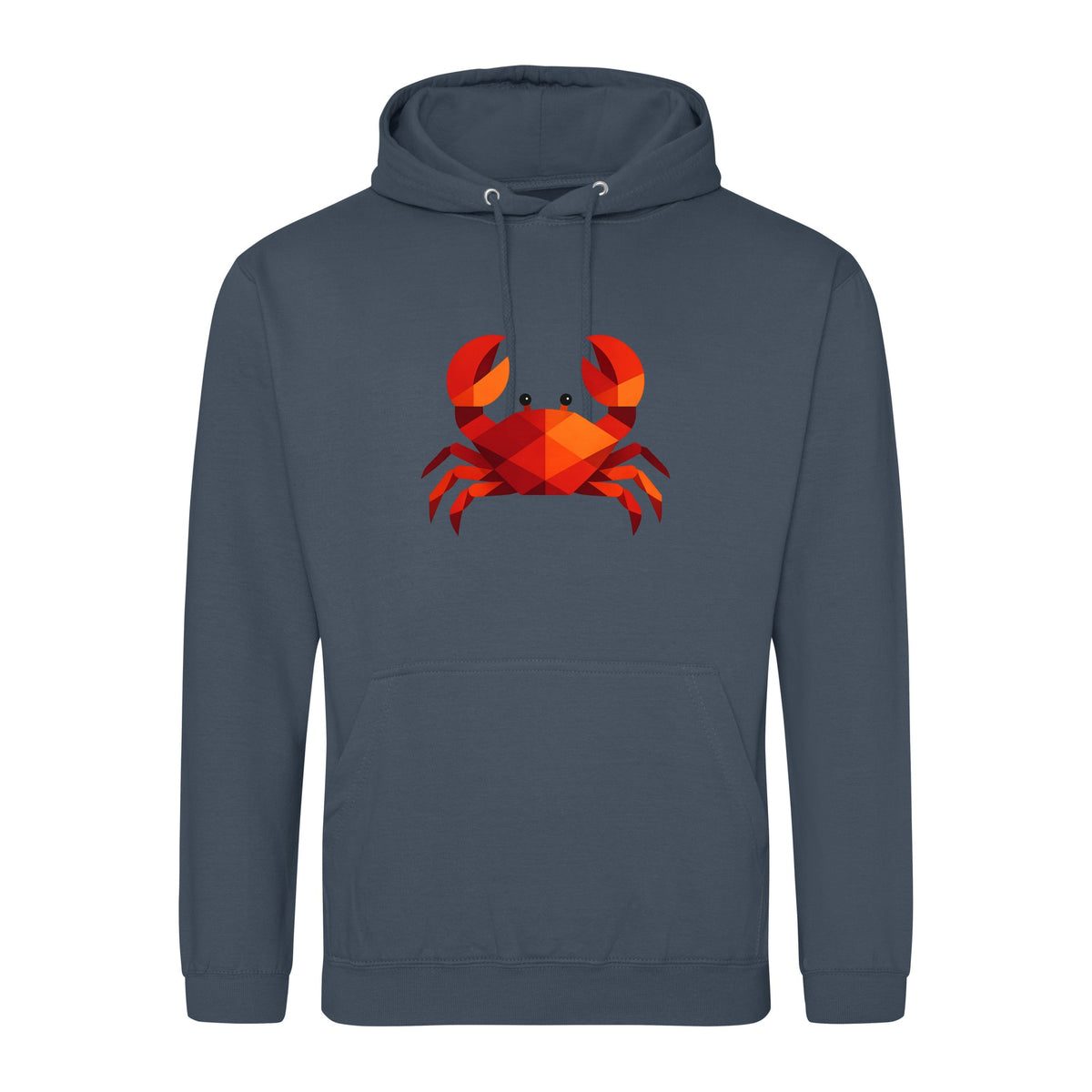Crab in Crimson Adult Hoodie - Prism Kingdom Airforce Blue colour variant image