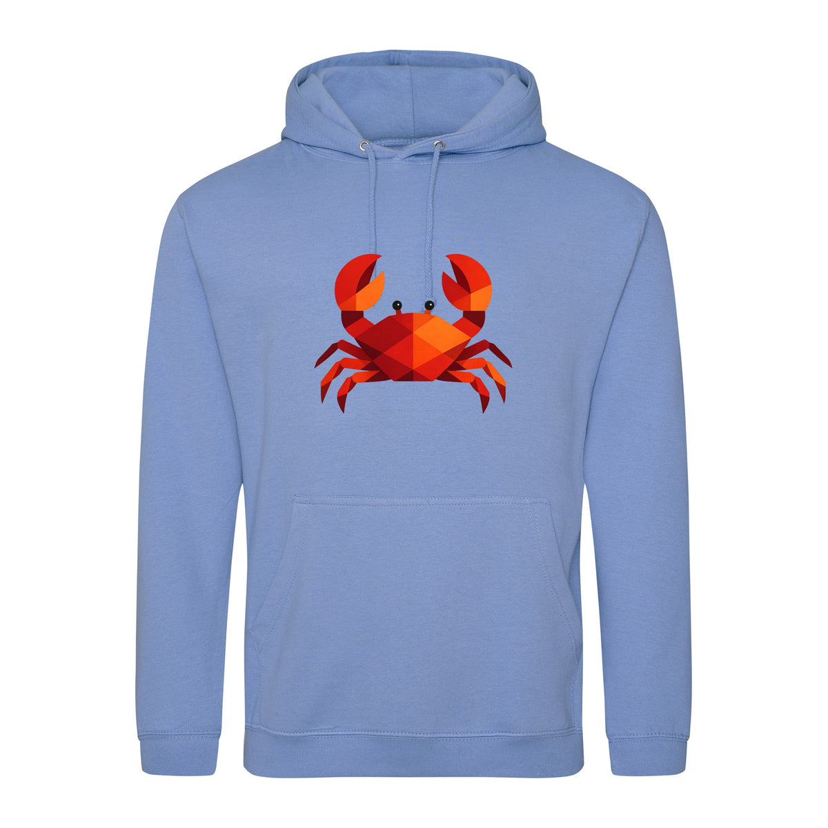 Crab in Crimson Adult Hoodie - Prism Kingdom Cornflower Blue colour variant image