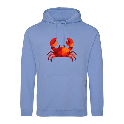 Crab in Crimson Adult Hoodie - Prism Kingdom Cornflower Blue colour variant image