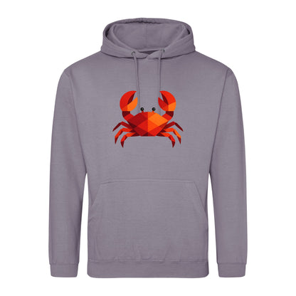 Crab in Crimson Adult Hoodie - Prism Kingdom Dusty Lilac colour variant image