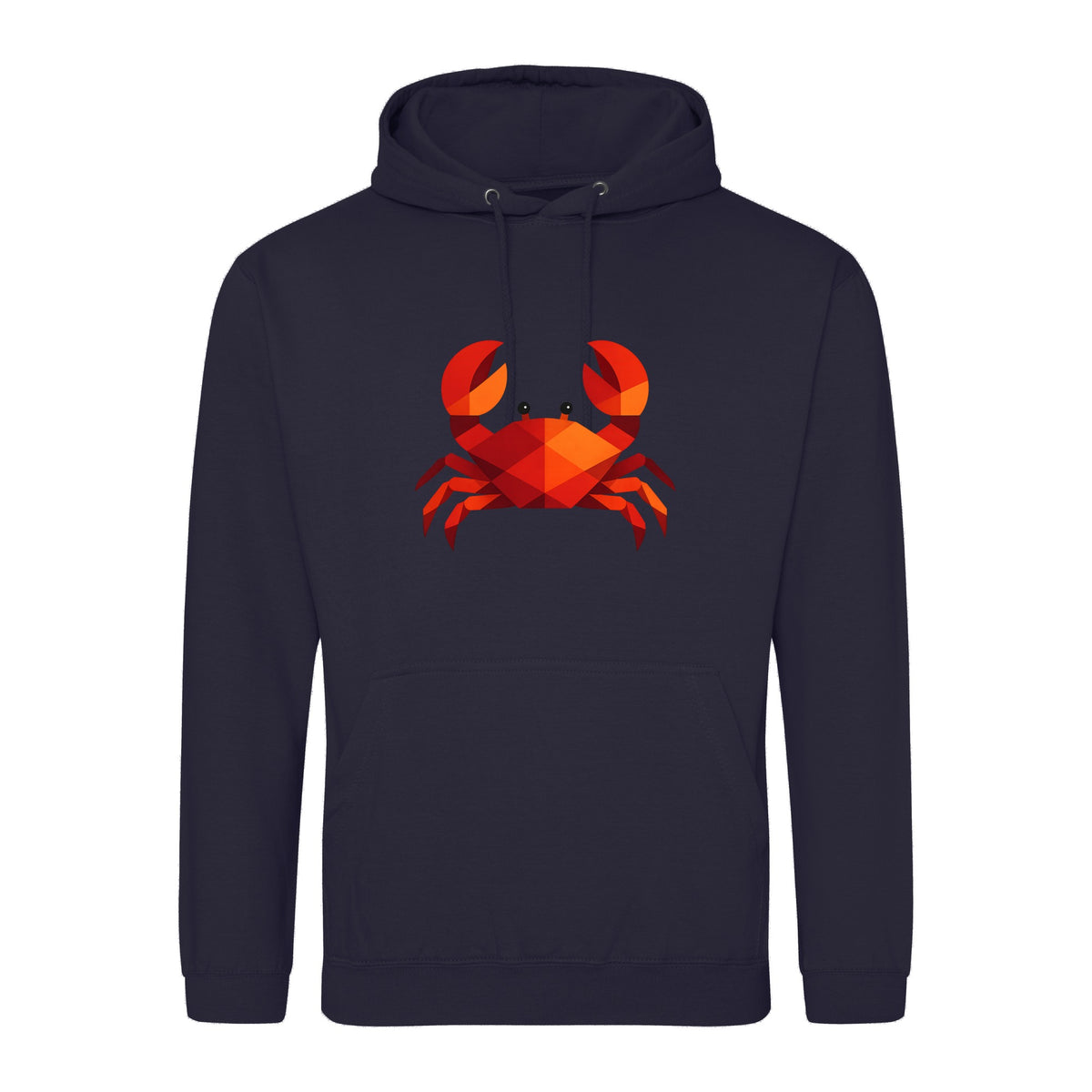 Crab in Crimson Adult Hoodie - Prism Kingdom French Navy colour variant image