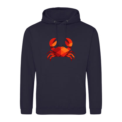 Crab in Crimson Adult Hoodie - Prism Kingdom French Navy colour variant image