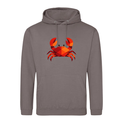 Crab in Crimson Adult Hoodie - Prism Kingdom Mocha Brown colour variant image