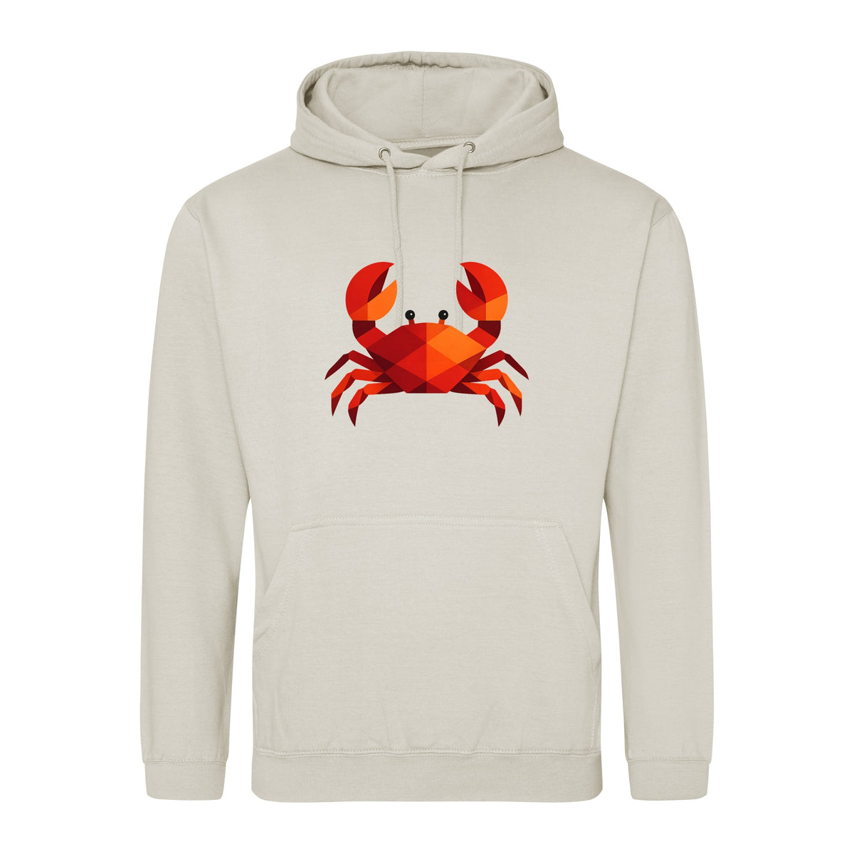 Crab in Crimson Adult Hoodie - Prism Kingdom Natural Stone colour variant image