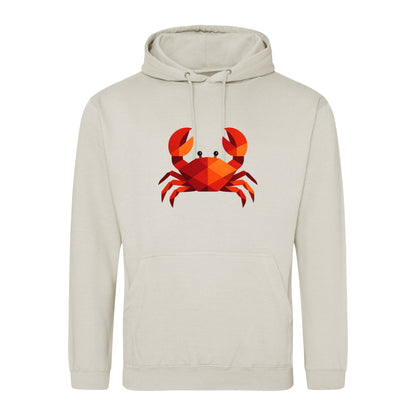 Crab in Crimson Adult Hoodie - Prism Kingdom Natural Stone colour variant image
