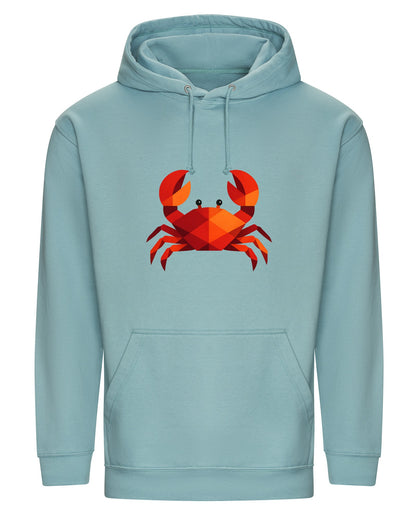 Crab in Crimson Adult Hoodie - Prism Kingdom Seafoam colour variant image