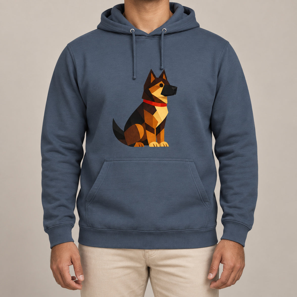 Watchful German Shepherd Adult Hoodie - Prism Kingdom lead image