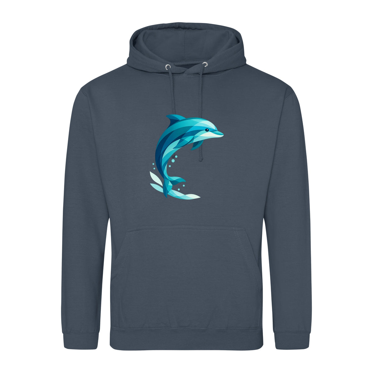Dolphin in Motion Adult Hoodie - Prism Kingdom Airforce Blue colour variant image
