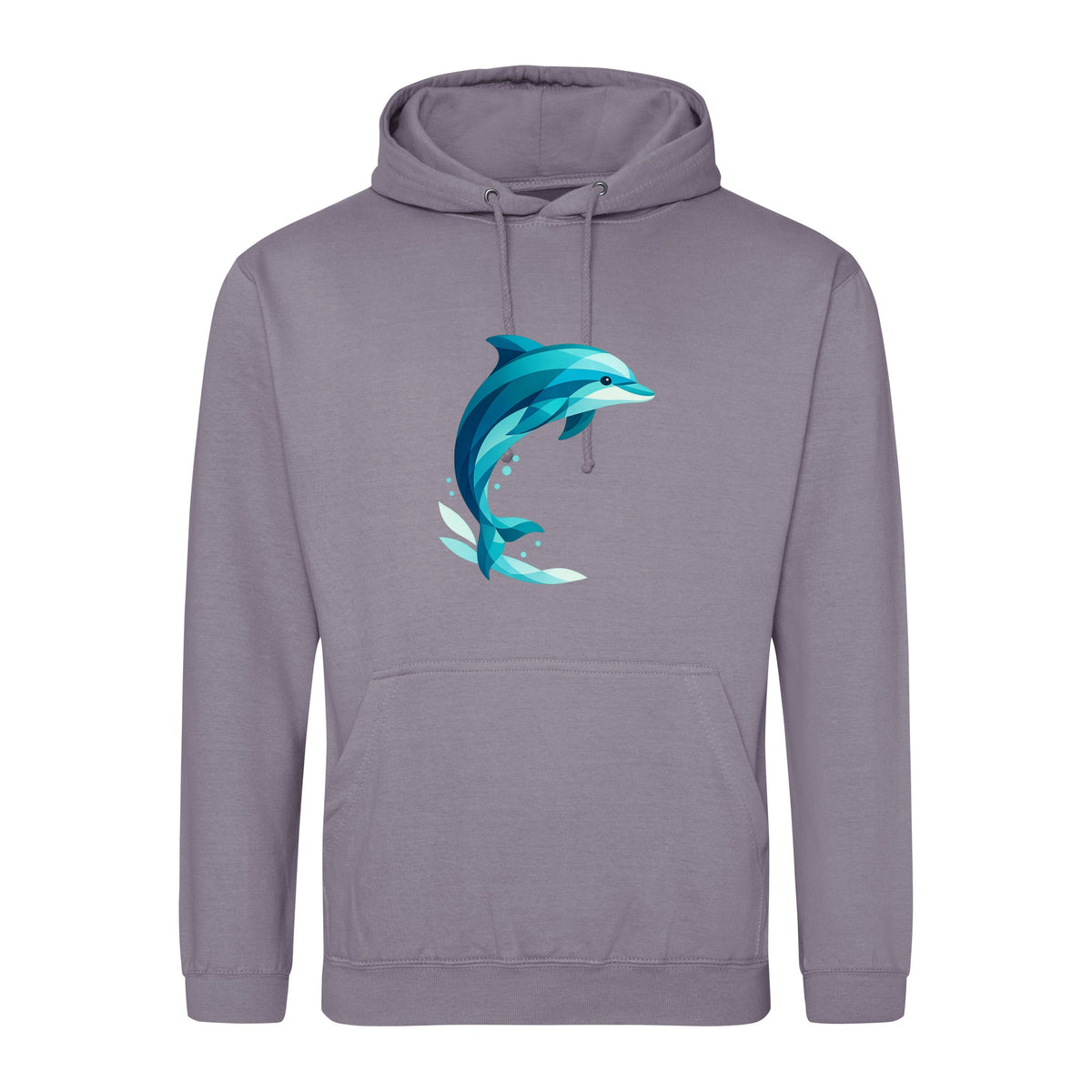 Dolphin in Motion Adult Hoodie - Prism Kingdom Dusty Lilac colour variant image
