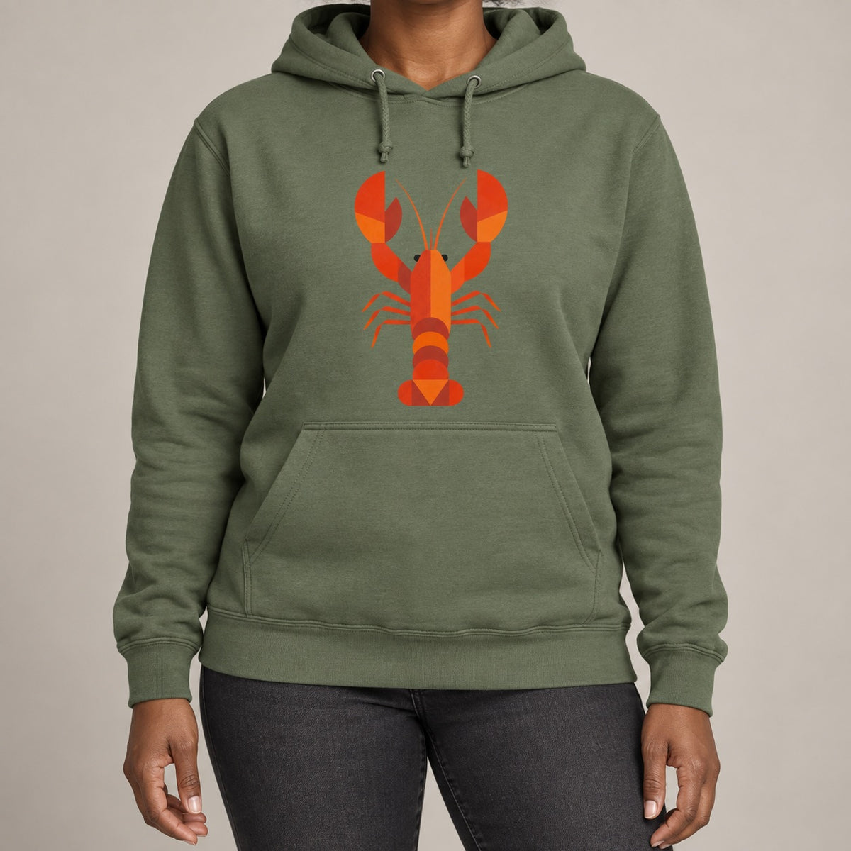 Scarlet Lobster Adult Hoodie - Prism Kingdom lead image