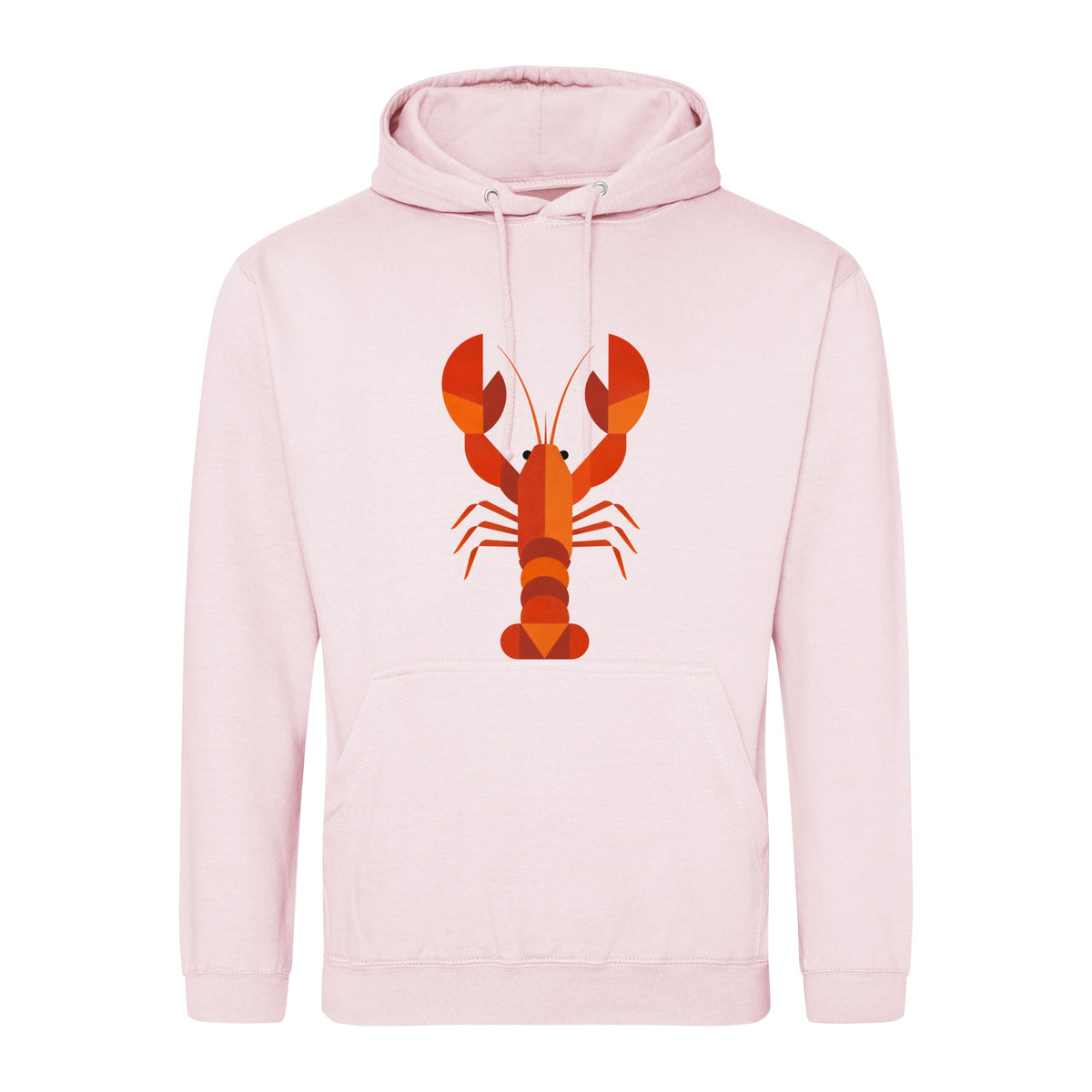 Scarlet Lobster Adult Hoodie - Prism Kingdom Baby Pink colour variant image