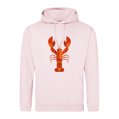 Scarlet Lobster Adult Hoodie - Prism Kingdom Baby Pink colour variant image
