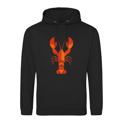 Scarlet Lobster Adult Hoodie - Prism Kingdom Deep Black colour variant image