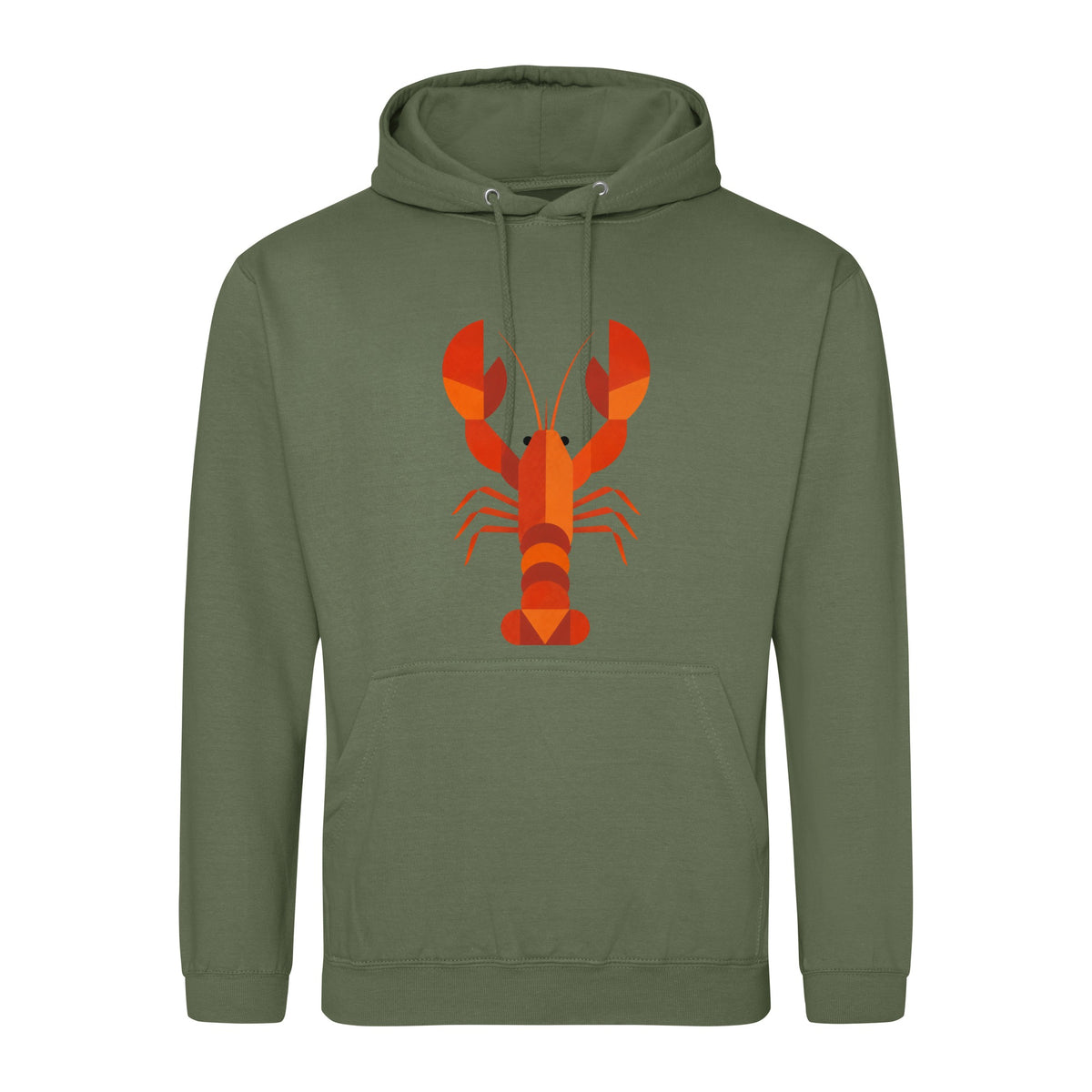 Scarlet Lobster Adult Hoodie - Prism Kingdom Earthy Green colour variant image