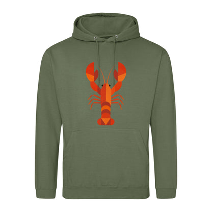 Scarlet Lobster Adult Hoodie - Prism Kingdom Earthy Green colour variant image