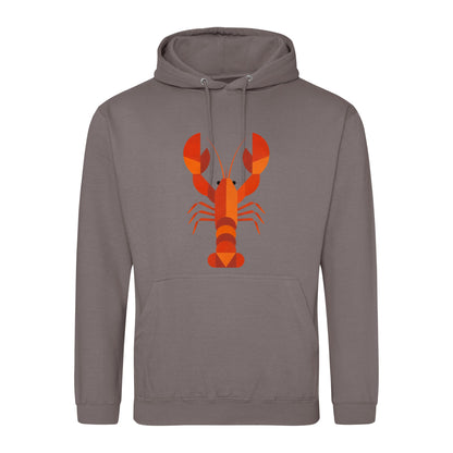 Scarlet Lobster Adult Hoodie - Prism Kingdom Mocha Brown colour variant image