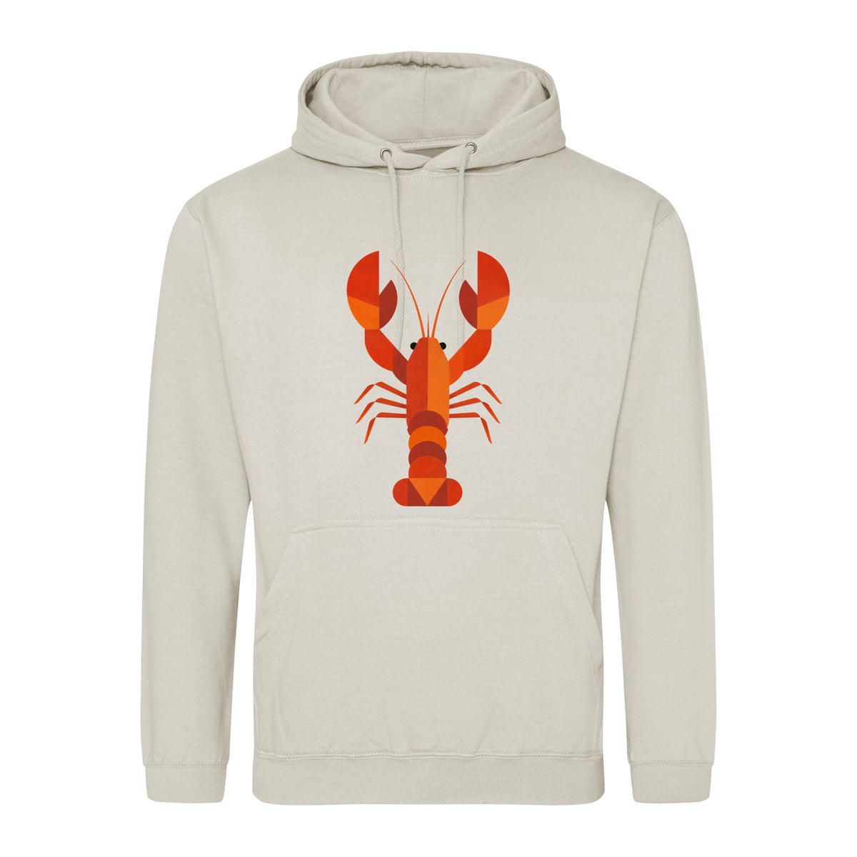 Scarlet Lobster Adult Hoodie - Prism Kingdom Natural Stone colour variant image