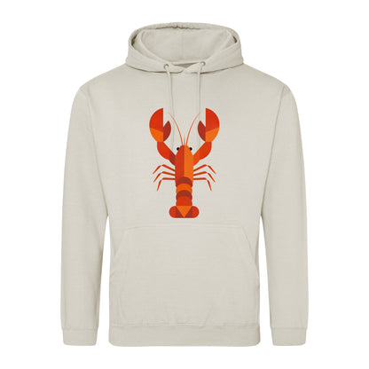 Scarlet Lobster Adult Hoodie - Prism Kingdom Natural Stone colour variant image