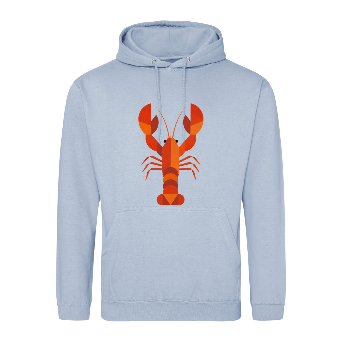 Scarlet Lobster Adult Hoodie - Prism Kingdom Sky Blue colour variant image