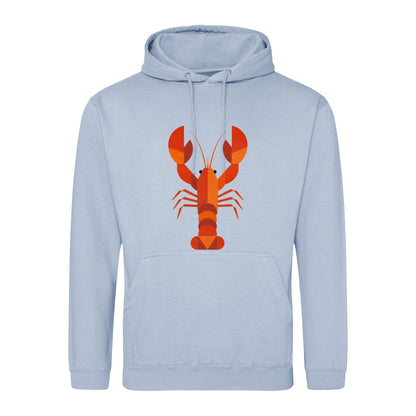 Scarlet Lobster Adult Hoodie - Prism Kingdom Sky Blue colour variant image