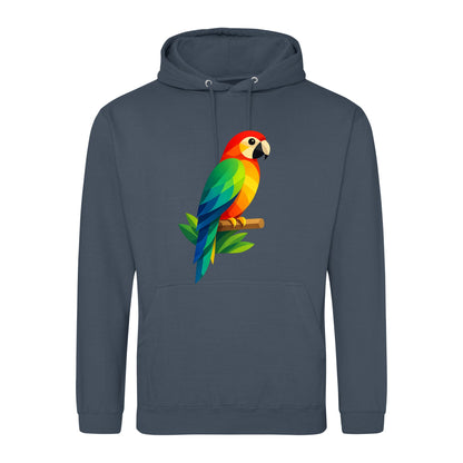 Radiant Macaw Adult Hoodie - Prism Kingdom Airforce Blue colour variant image