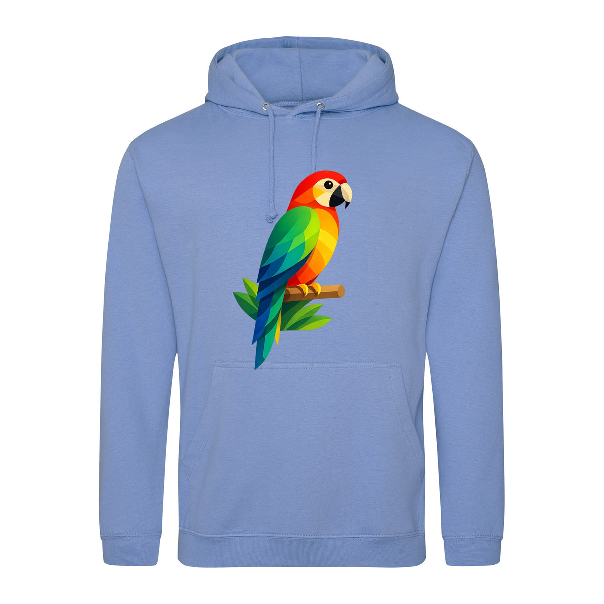 Radiant Macaw Adult Hoodie - Prism Kingdom Cornflower Blue colour variant image