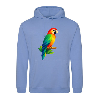Radiant Macaw Adult Hoodie - Prism Kingdom Cornflower Blue colour variant image