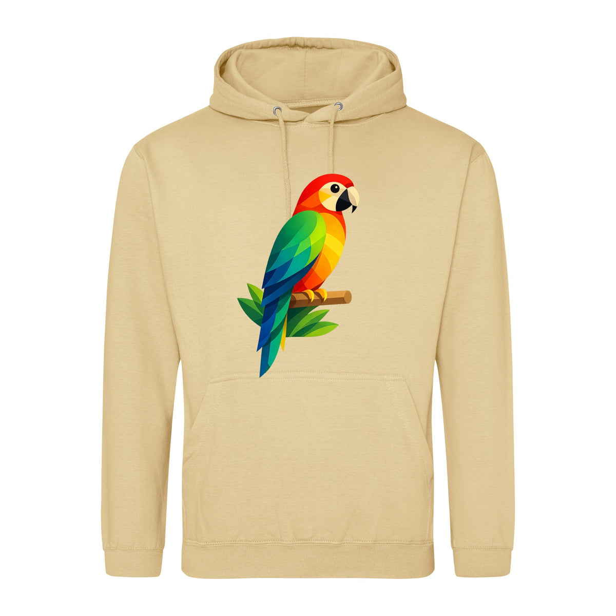 Radiant Macaw Adult Hoodie - Prism Kingdom Desert Sand colour variant image