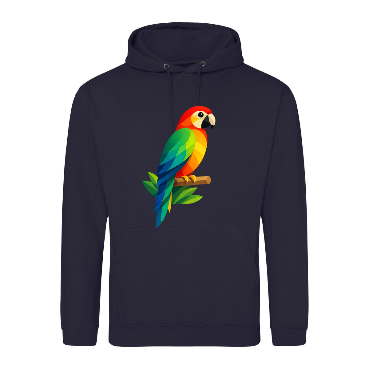 Radiant Macaw Adult Hoodie - Prism Kingdom French Navy colour variant image
