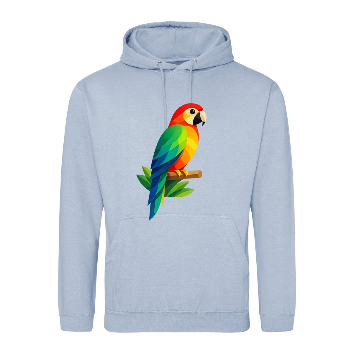 Radiant Macaw Adult Hoodie - Prism Kingdom Sky Blue colour variant image