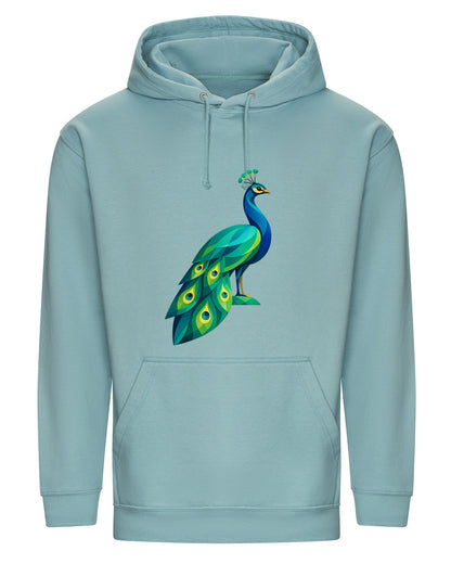 Peacock in Prism Adult Hoodie - Prism Kingdom Seafoam colour variant image