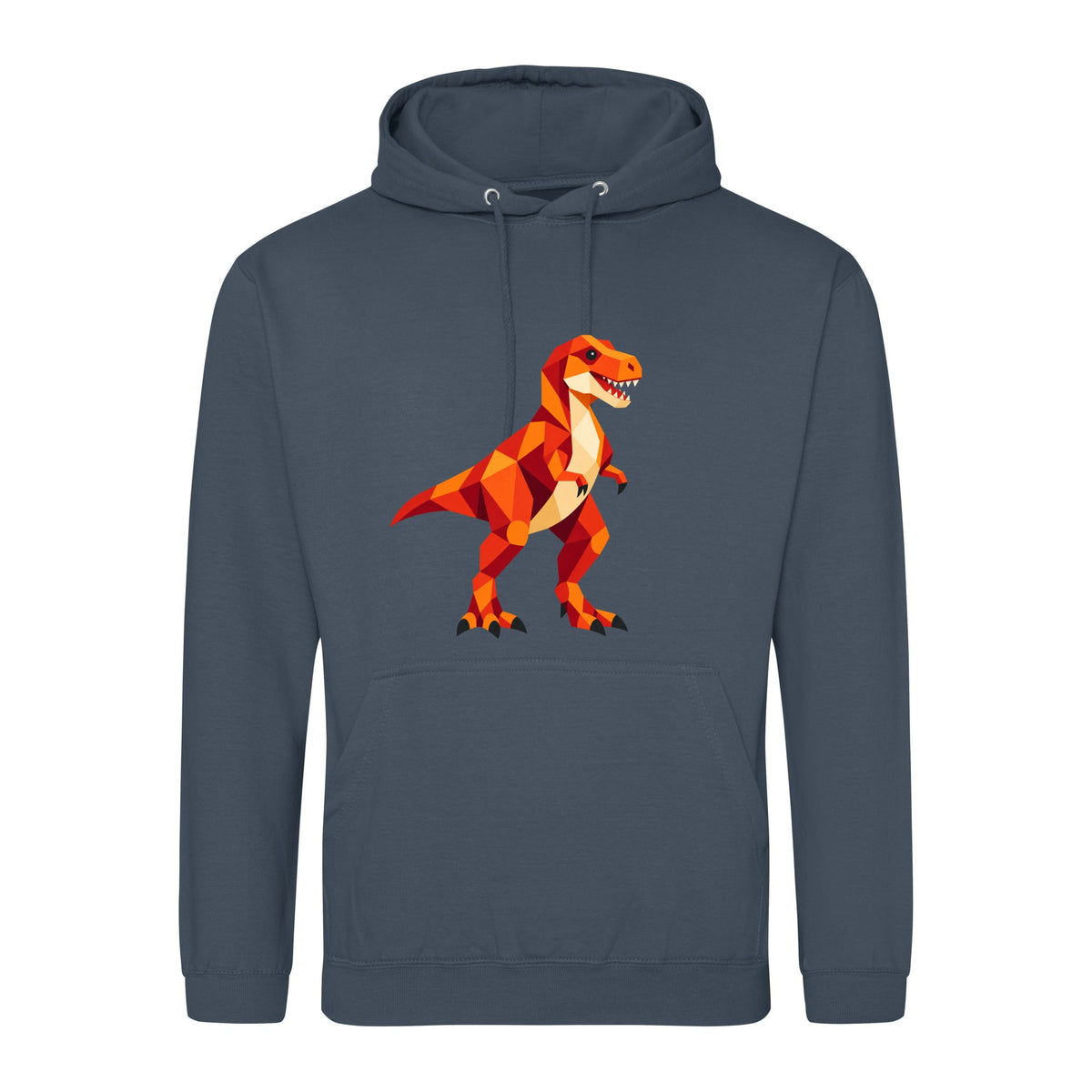 T-Rex Territory Adult Hoodie - Prism Kingdom Airforce Blue colour variant image