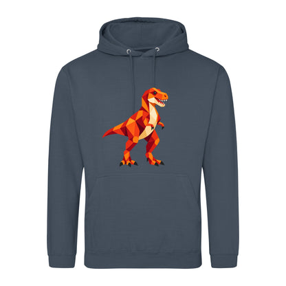 T-Rex Territory Adult Hoodie - Prism Kingdom Airforce Blue colour variant image