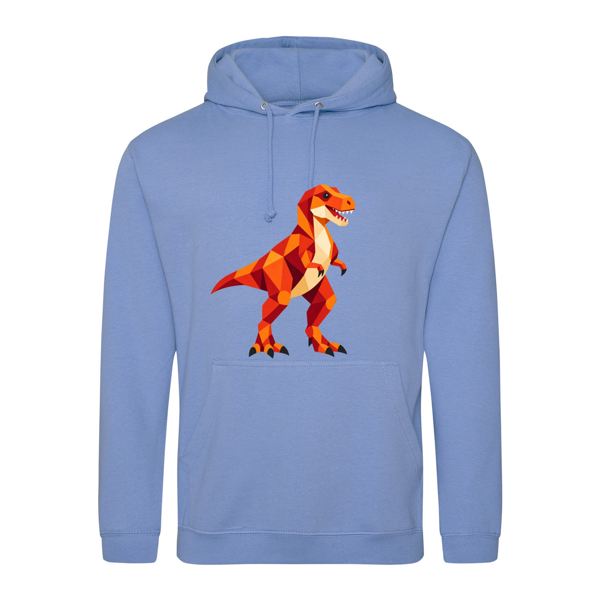 T-Rex Territory Adult Hoodie - Prism Kingdom Cornflower Blue colour variant image