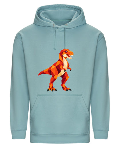T-Rex Territory Adult Hoodie - Prism Kingdom Seafoam colour variant image