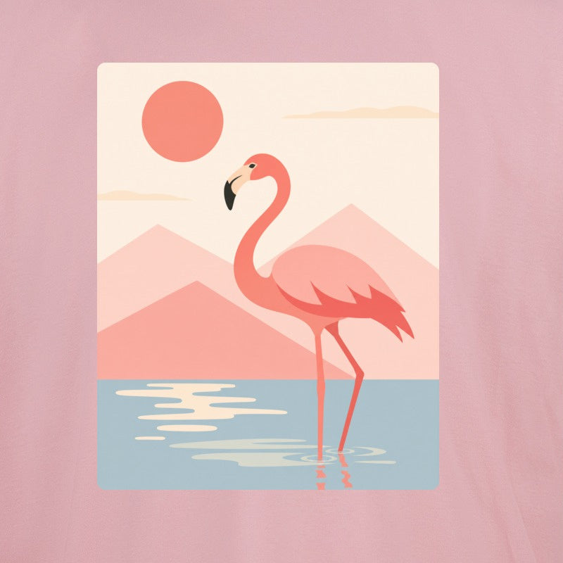 Flamingo Reflections Adult Hoodie - Wild Horizons gallery image 2