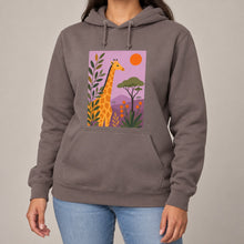 Giraffe Among the Acacias Adult Hoodie - Wild Horizons lead image