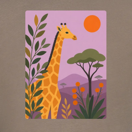 Giraffe Among the Acacias Adult Hoodie - Wild Horizons gallery image 2