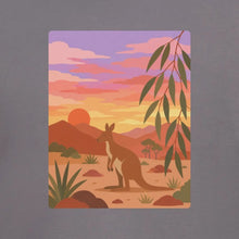 Kangaroo at Dusk Adult Hoodie - Wild Horizons gallery image 2