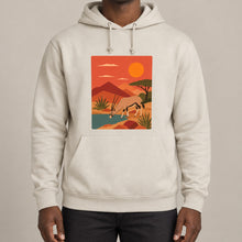 Oryx at the Waterhole Adult Hoodie - Wild Horizons lead image