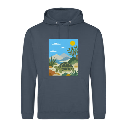 Tortoise Trail Adult Hoodie - Wild Horizons Airforce Blue colour variant image