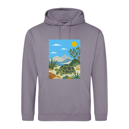 Tortoise Trail Adult Hoodie - Wild Horizons Dusty Lilac colour variant image