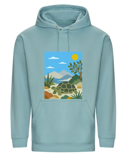 Tortoise Trail Adult Hoodie - Wild Horizons Seafoam colour variant image