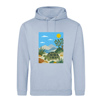 Tortoise Trail Adult Hoodie - Wild Horizons Sky Blue colour variant image