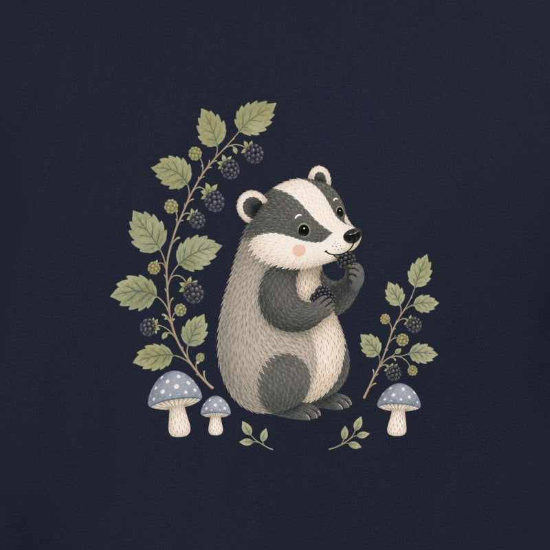 Badger's Blackberry Adult Hoodie - Once Upon a Woodland gallery image 2