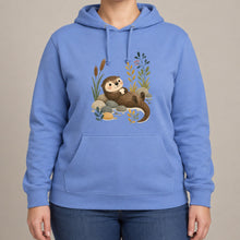 Otter by the Reeds Adult Hoodie - Once Upon a Woodland lead image