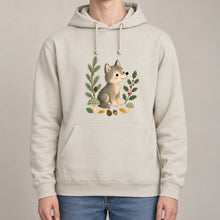 Wolf in the Winter Wood Adult Hoodie - Once Upon a Woodland lead image