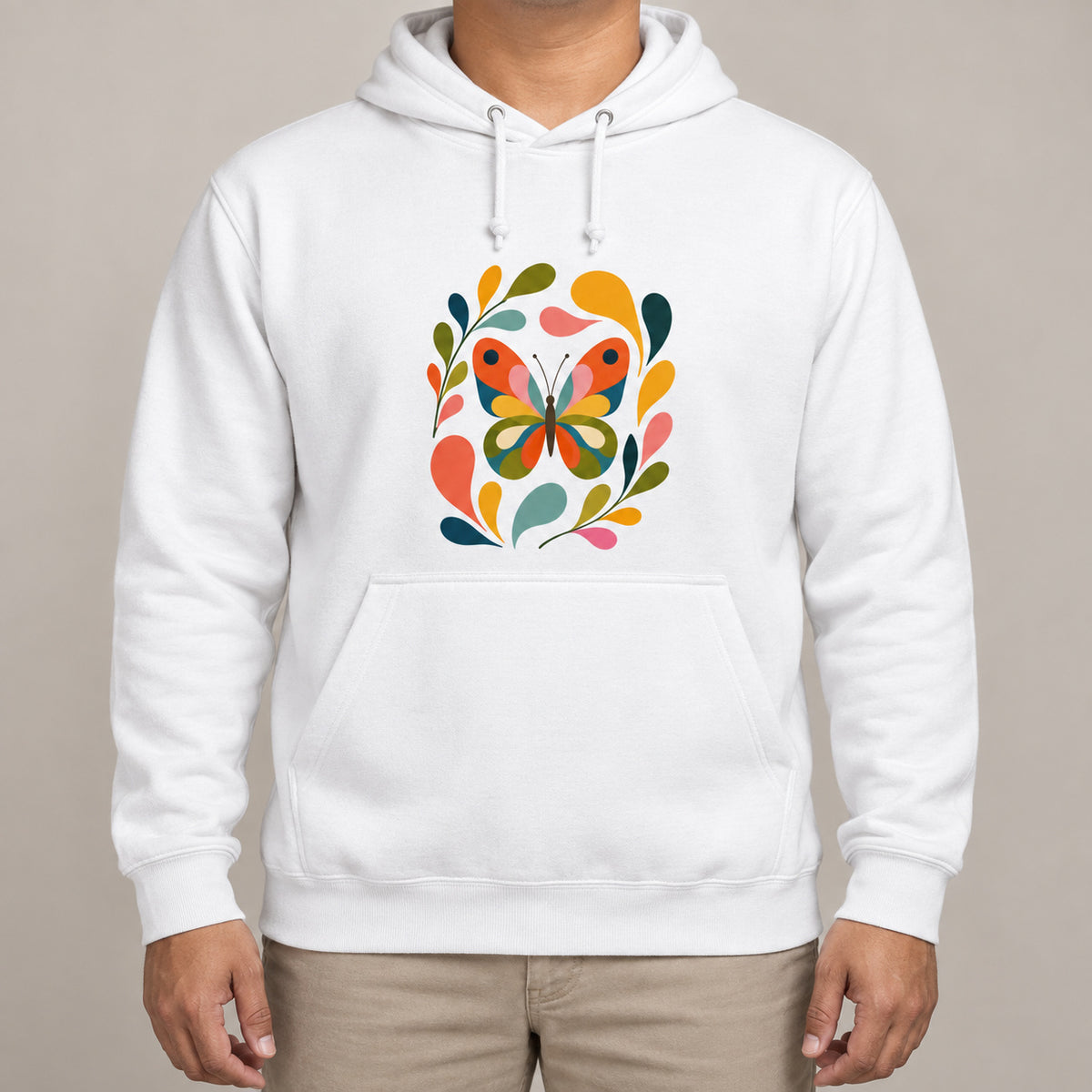 Wings in Bloom Adult Hoodie - Freeform Fauna lead image
