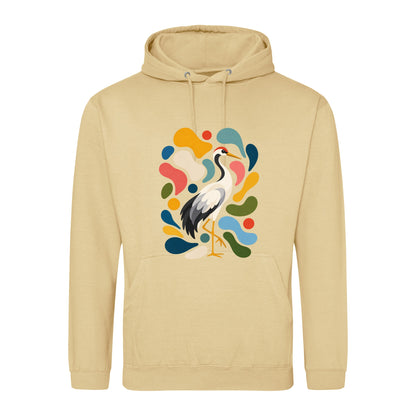 Stillness and Grace Adult Hoodie - Freeform Fauna Desert Sand colour variant image