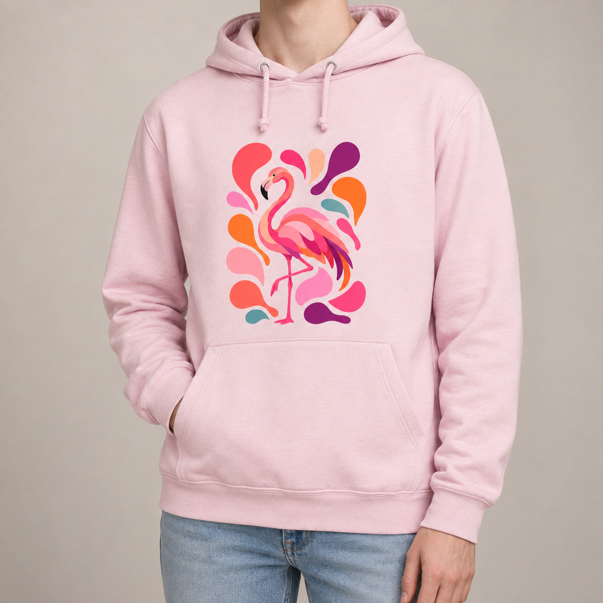 Blush in Motion Adult Hoodie - Freeform Fauna lead image